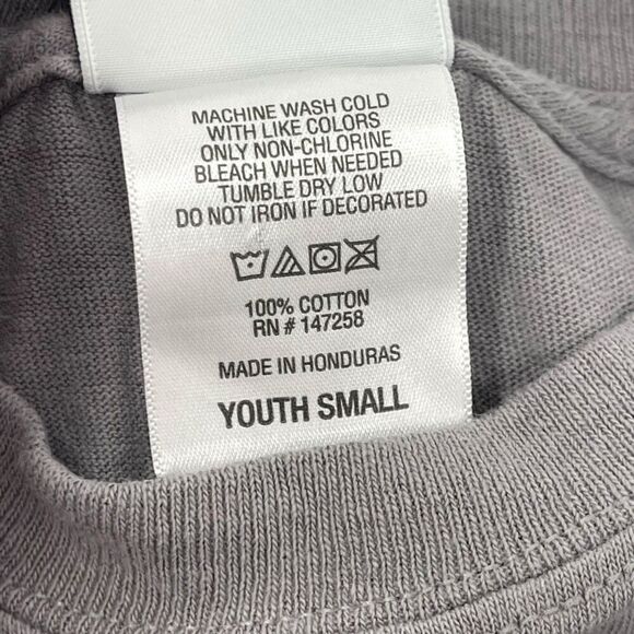 Simply Southern Gray Long Sleeve Lighthouse Tshirt Youth Girls Size S - Picture 5 of 5